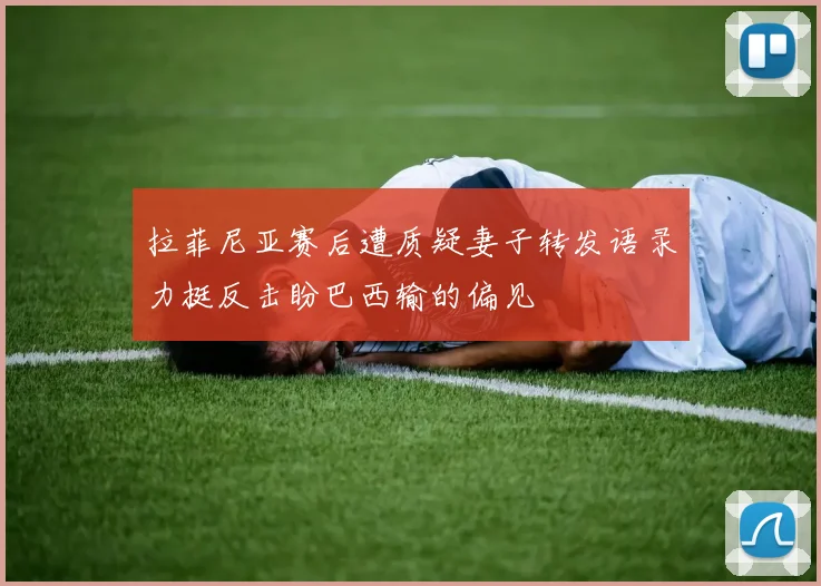 拉菲尼亚赛后遭质疑妻子转发语录力挺反击盼巴西输的偏见